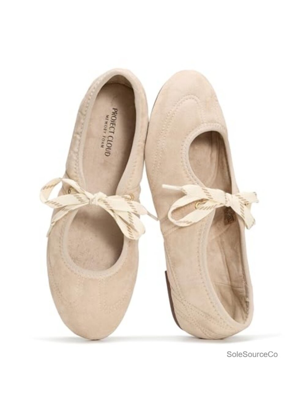 Women's Mary Jane Ballet Flats Alternative Leather Memory Foam Insole